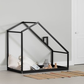 South Shore Ohana House Bed for The Playroom, Toddler, Black