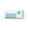 UV Toothbrush Sanitizer Toothbrush Holder Wall Mounted with Sterilizer and