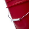Hudson Exchange Premium 5 Gallon Bucket, HDPE (Red, 12 Pack)