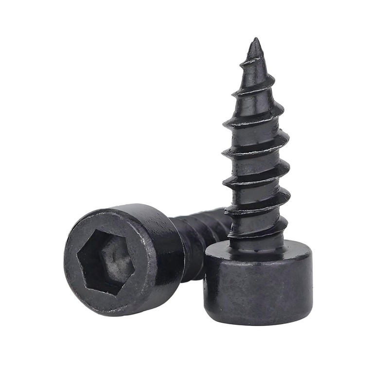 Qrity Pack of 20 Cylindrical Screws with Hexagon Socket, M4