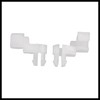 Hihaha 5 Sets Door Lock Rod Clip Retainer Fasteners 4D0-807-300