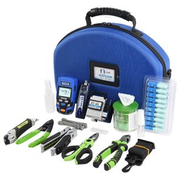 Optical Fiber ToolKit JFH-63D FTTH JILONG Optical Power Meter OPM-22 + Visual fault locator VFL-22M 8-10km +Miller Stripper CFS-3+Fiber Cleaver FC-6S+Kevlar Scissors KS-K2+50pieces SCU Fast Connectors