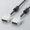 エレコム ディスプレイケーブル DVI-D24pin デュアルリンク デジタル 1m ブラック CAC-DVDL10BK