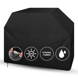 Teynewer Premium BBQ Grill Cover - Waterproof, Heavy Duty Gas BBQ Covers Large Grill Cover, Windproof, Rip-Proof, Anti-UV Barbecue Cover for Weber, Brinkmann, Char-Broil, Outback (147x61x122cm)