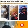 Beeveer 3 Pairs Universal Anti Fog Insert Pin for Motorcycle