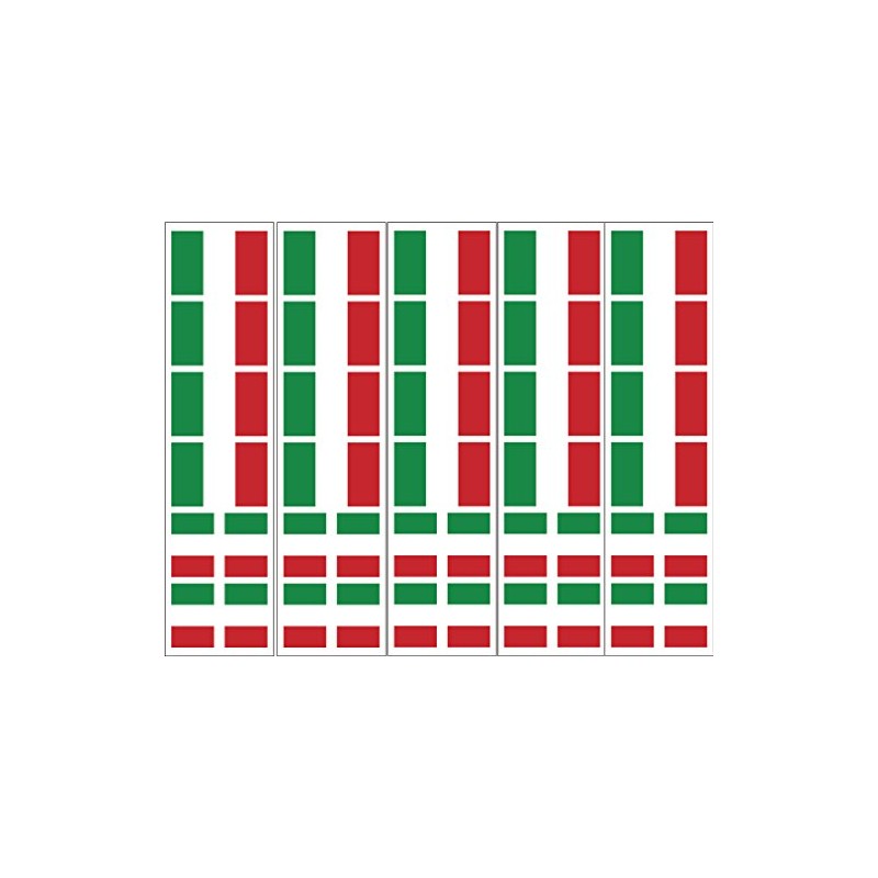 Italian Flag Temporary Tattoos, Italy Party Favors