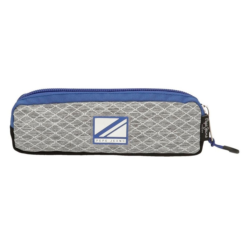 Pepe Jeans Darren Pencil Case, Blue, 22 x 7 x