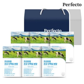 Perfecto Premium Colostrum Protein Powder Gift Set, 90g, 6 Pieces / 퍼펙토 프리미엄 초유 단백질 분말 선물세트, 90g, 6개