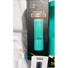 FOREVER GEM Portable Blender- 15oz- USB Rechareable- Personal Juicer Cup-6Blades