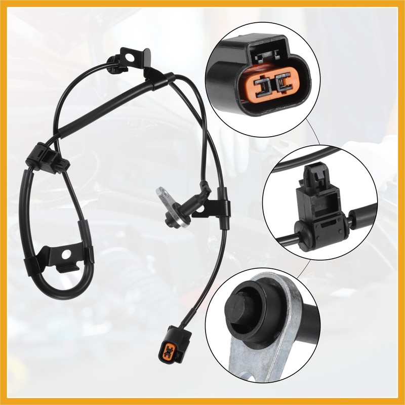 Partuto Rear Left ABS Wheel Speed Sensor ABS Sensor Fit