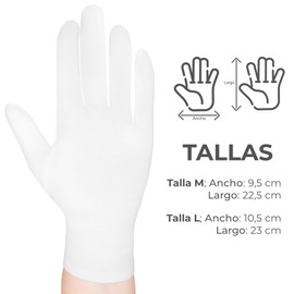 EXBRIECO 100% Cotton Gloves 2 6 12 Pairs Moisturizing Soft Fabric Gloves Comfortable Hand Care Protection Against Dry Skin or Eczema Jewelry Waiter Costume