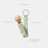Bibs Dummy Clip, Petrol/Baby Blue