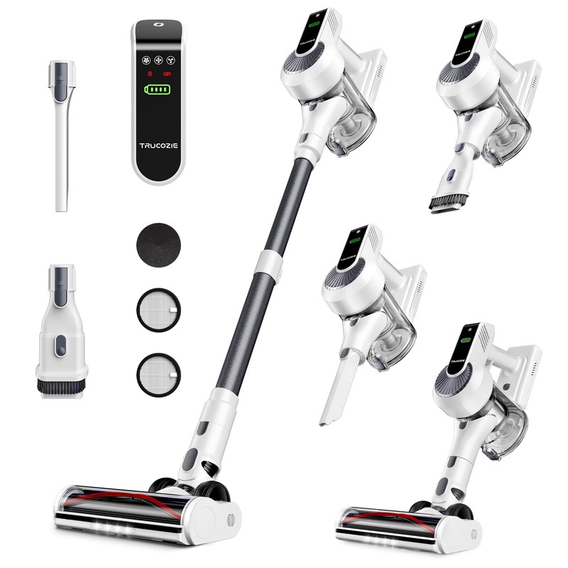 Trucozie Battery Pack Attachment for Cordless Vacuum Cleaner T351 White