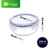 KADAX Glass Container with Lid, Food Container, Dishwasher Safe Food