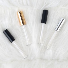 10ml Empty Lip Gloss Container Portable Container Silver 5ea