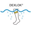 Dexshell Men's Ultra Dri Sports/Outdoor Activities Waterproof Socks, Black/Aqua, X-Large