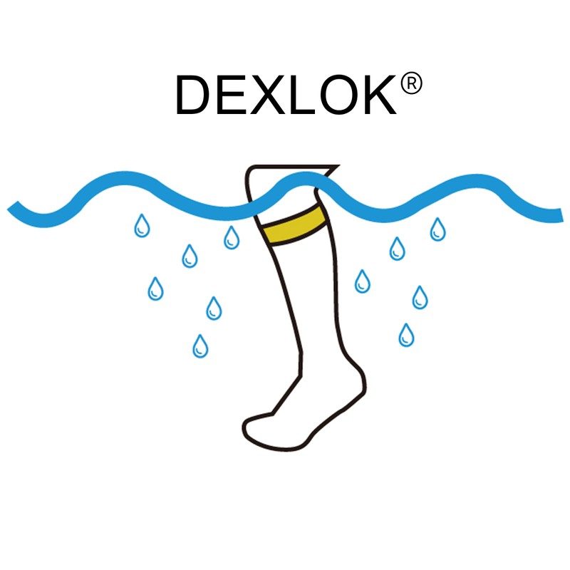 Dexshell Men's Ultra Dri Sports/Outdoor Activities Waterproof Socks, Black/Aqua, X-Large