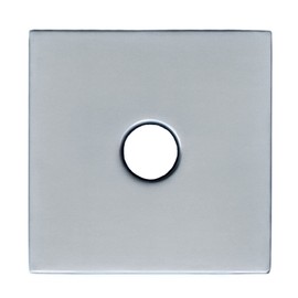 Corla Modern 3.5” Square Shower Arm Flange | Universal Extra Large Replacement Escutcheon Cover Plate (Chrome)