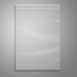 100 Pcs- 9" x 12", 2 Mil Reclosable Plastic Zip Poly Bags- Clear Resealable Sealing Storage Ziplock Bag for A4, Letter Sized Documents, Marketing Materials, Clothes