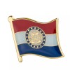 PatchesOhoul Missouri Flag Lapel Pin 5/8" x 5/8"