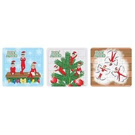 Henbrandt 12x Children’s Mini Elfin Around Christmas Jigsaw Puzzles 25-Piece Mini Jigsaws for Kids Toys Xmas Stocking Fillers Christmas Eve Box for Boys and Girls