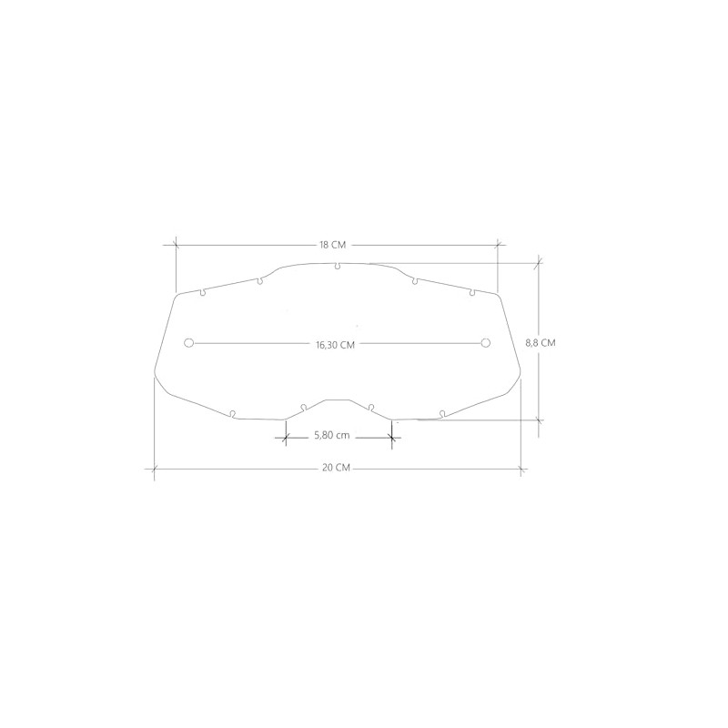 Seecle SE-41S262-HZ Lens Clear Compatible for Glasses/Mask 100% RACECRAFT 2