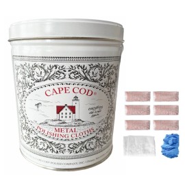 Cape Cod Polish polishing cloths economy tin for steel, gold watches and jewelry