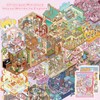 40 Sets 3D Room Scene Sticker Books, DIY House Sticker