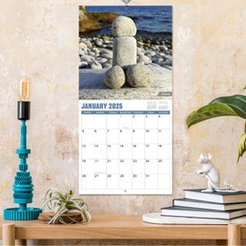 Gag Gifts - Funny 2025 Wall Calendar, 2025 Calendar with Thick Paper, Jan. 2025 - Dec. 2025, 24" x 12" (Open), Best for White Elephant Gag Gifts - Nature's Di*ks
