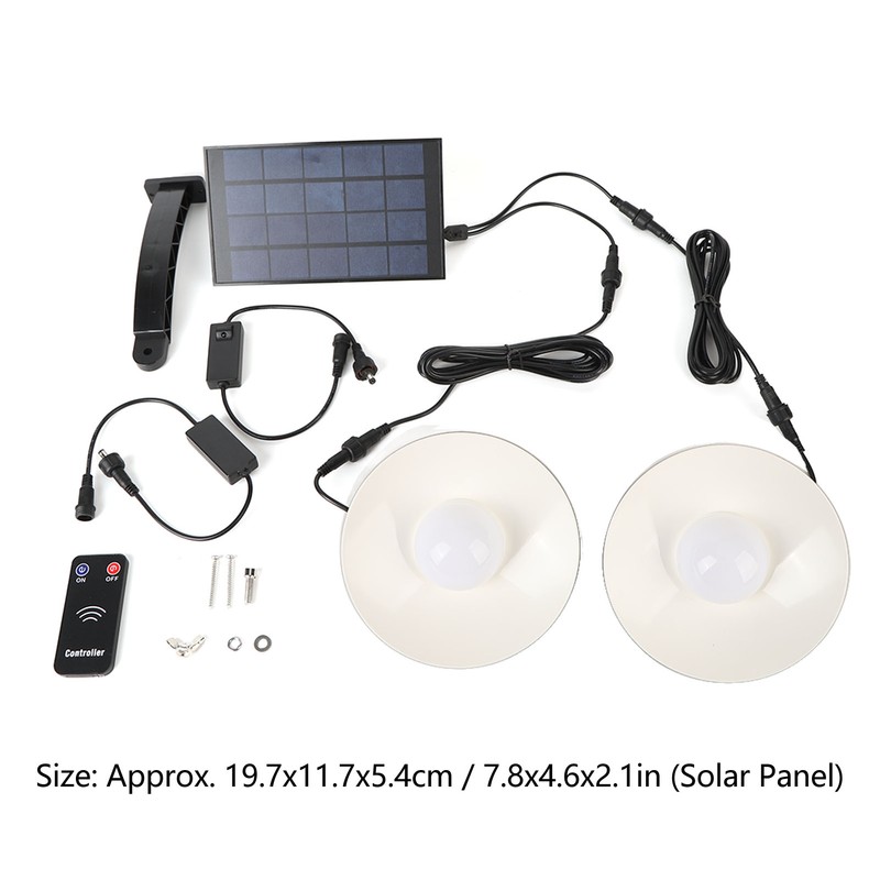Outdoor Solar Lights IP65 Waterproof Energy Conservation 2 Headed Infrared