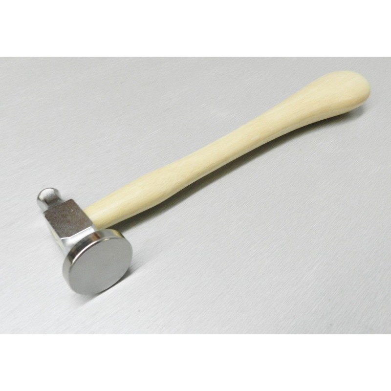 Jewelers Chasing Hammer 1-1/4" Flat Face Jewelry Silversmiths Metalwork 32mm