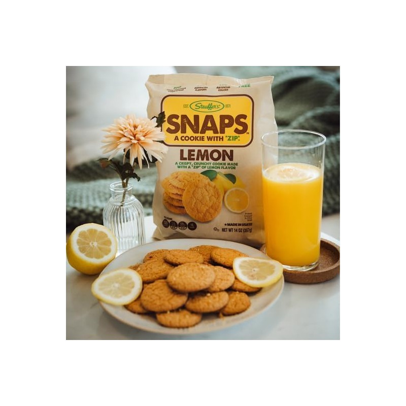 Stauffer's Original Recipe Lemon Snaps 14 oz. Bags (3 Bags)