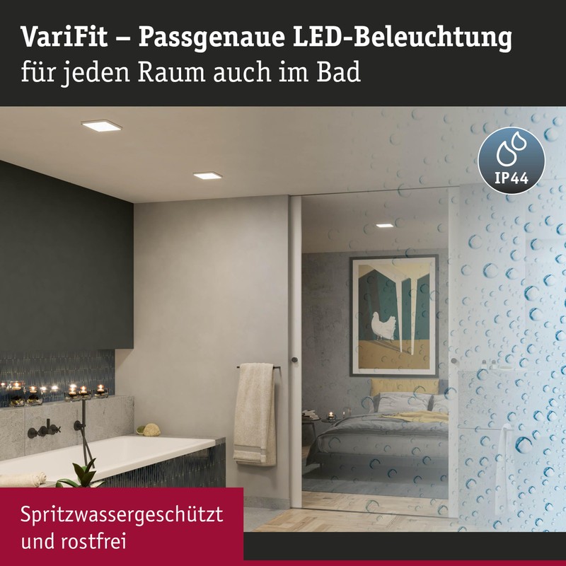 Paulmann Areo 93100 LED Panel Recessed Panel IP44 175 x