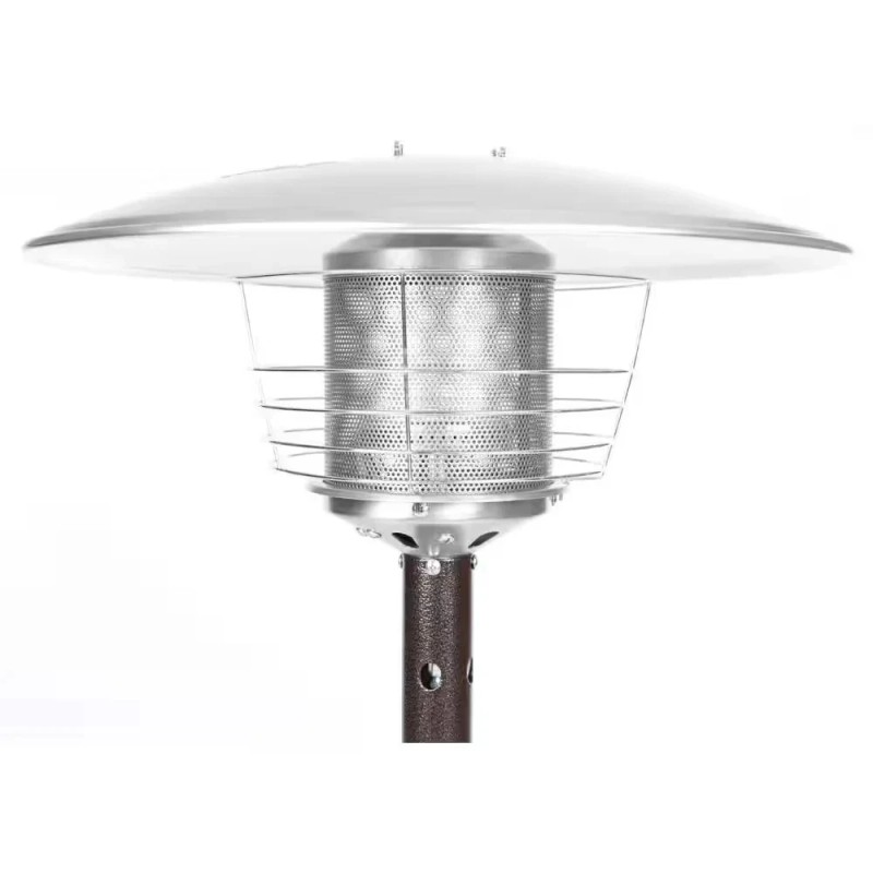 Fire Sense 10,000 BTU Tabletop Propane Patio Heater Hammered Bronze