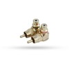 DB Link LC102 RCA Right-Angle Adapter - Gold Tip