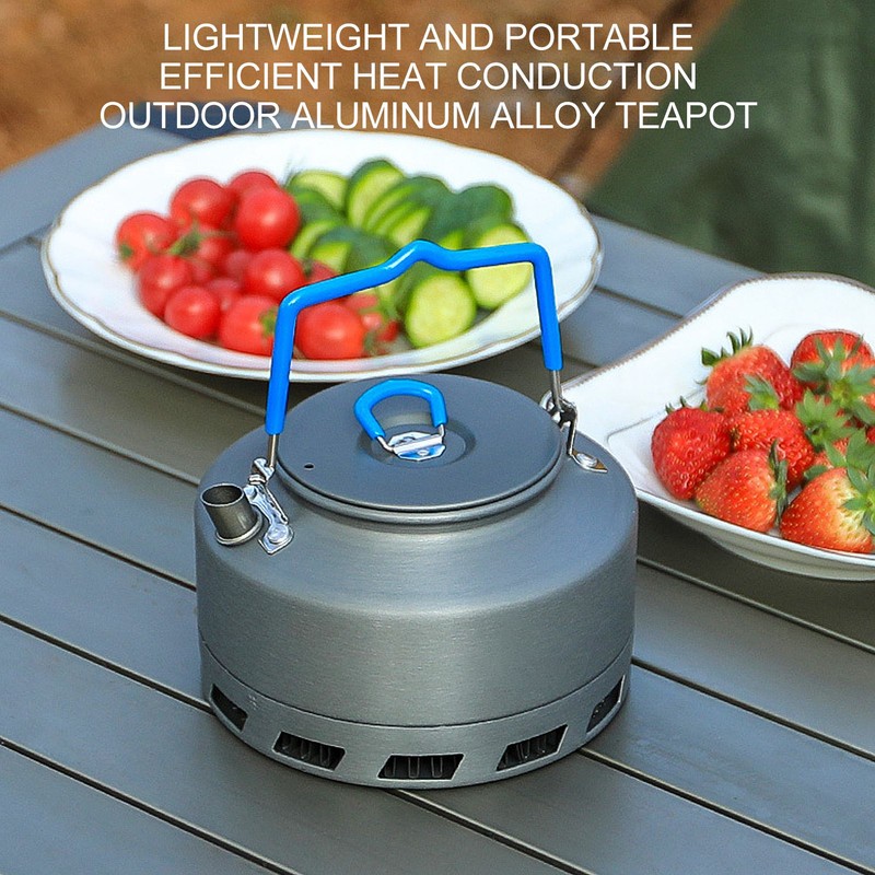 Camping Kettle Scald Proof Short Mouth Fast Heating Energy Saving