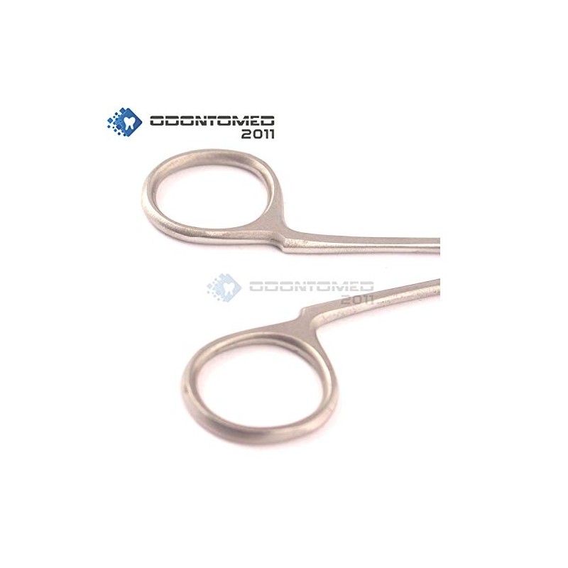 OdontoMed2011 Curved Non-Locking Hemostat Hair-Puller Forceps