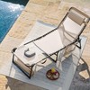 Flamaker Face Down Chaise Lounge Chair 5-Position Adjustable Sunbathing, Foldable