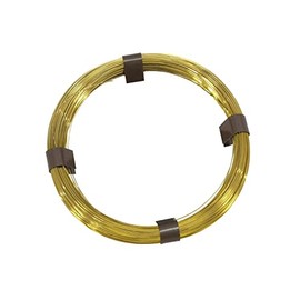 Folkcraft® Brass Music Wire, 50 Feet of .027 (#11)