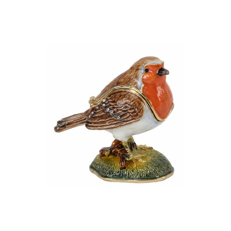 Juliana TREASURED TRINKETS Robin Trinket Box 15345, Brown