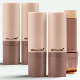 Anjumain Dermashare Vegan Natural Fit Cover Stick Serum Foundation SPF50+ PA+++ 14g, No. 23 Sand, 4 pcs. / 더마쉐어 비건 내추럴 밀착 커버 스틱 세럼 파운데이션 SPF50+ PA+++ 14g, 23호 샌드, 4개