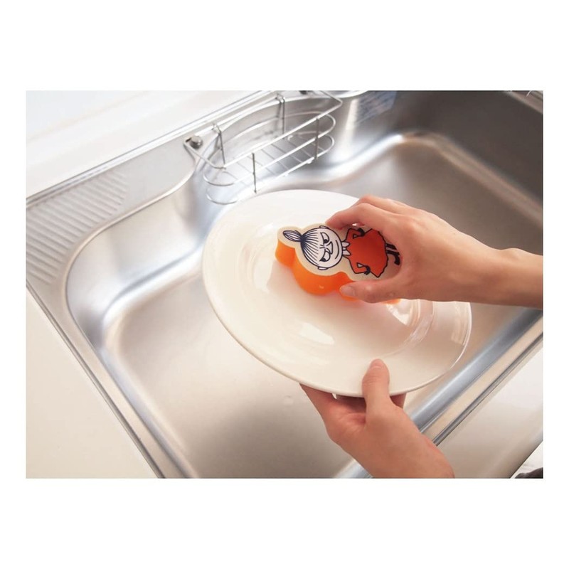 Non-woven Sponge Kitchen Scrubber Die Cut, Pack of 4, Moomin