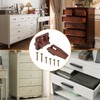 Plastic Drawer Slides Guides Stopper Brown Slides Track Replacement Parts