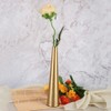 Conical Shape Metal Desk Vase Decoration Rose Flower Holder Cup