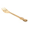 India Handicrafts Tropical Pineapple Handle, Gold Tone 5.5 Inch Stainless
