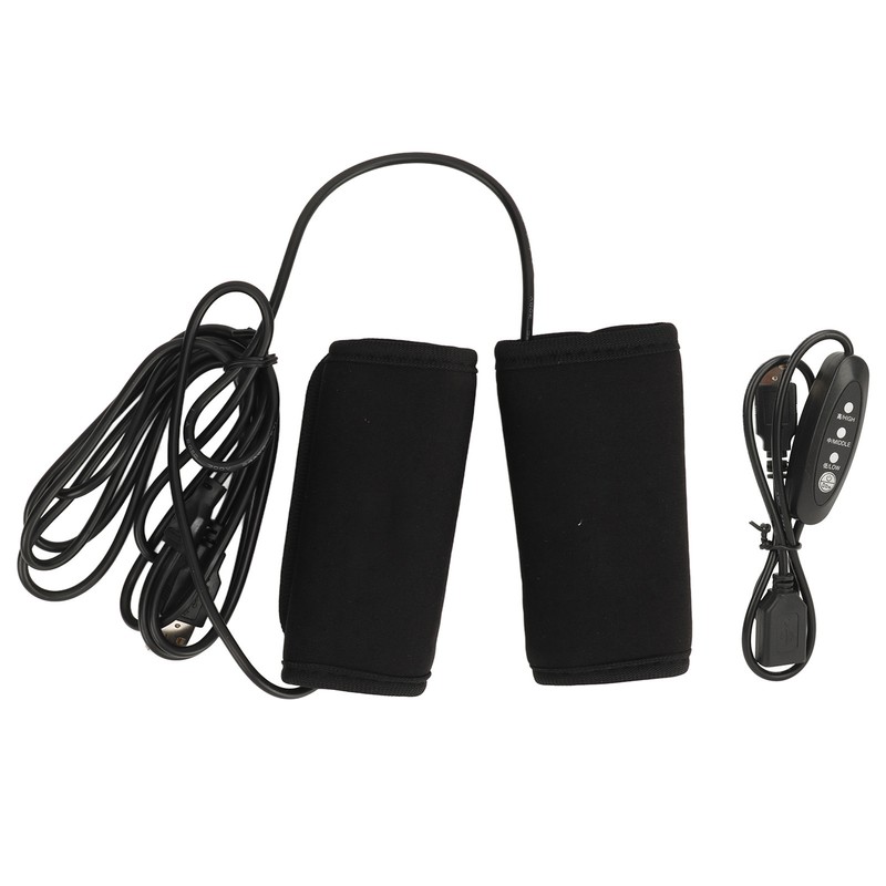 DC5V Motorcycle Heated Grips Cover Pad USB Interface Handlebar Grip