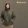 POWINSUN Men's Rain Jacket Waterproof Lightweight Packable Raincoat with Hood