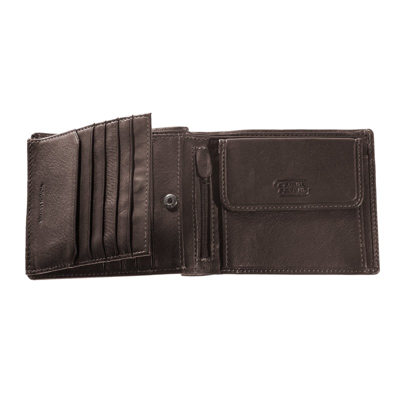 camel active Vegas Wallet Leather 12.5 cm brown Size:12,5x2x10