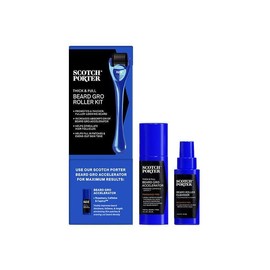 Scotch Porter Beard Gro System, featuring the Beard Gro Accelerator +Beard Gro Roller Kit