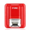 Sound and Light Alarm LED Strobe 105Db High Decibel Fire